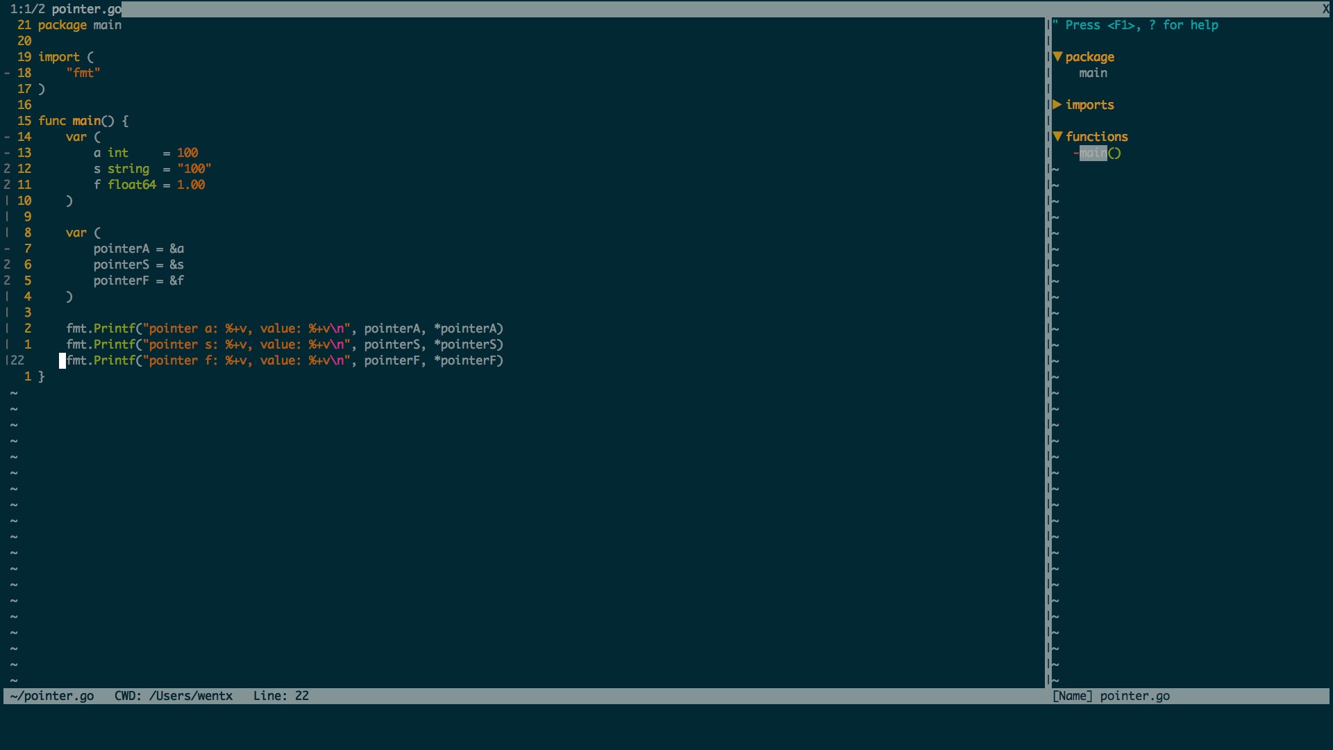 理解 Golang 的指针